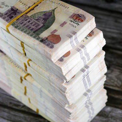Egyptian currency investment