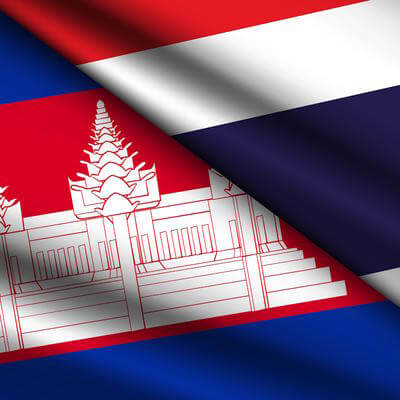Cambodia Thailand flag