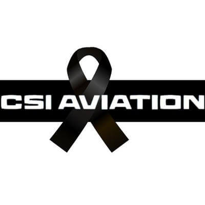 CSI Aviation black ribbon