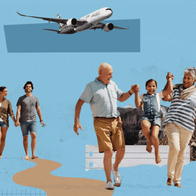 Travelling together multi-generational policies collage