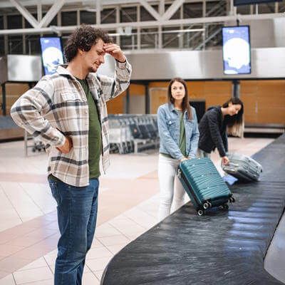 Lost luggage airport