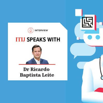 Illustration doctor and ai 