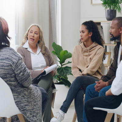 Workplace mental health support group