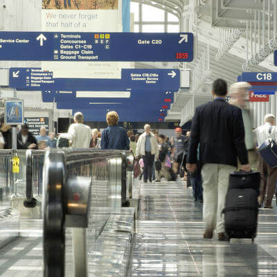 US Chicago O'Hare airport