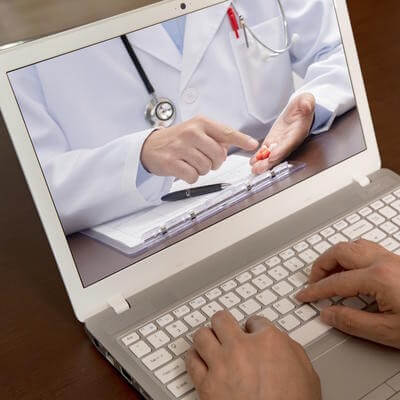 telemedicine laptop