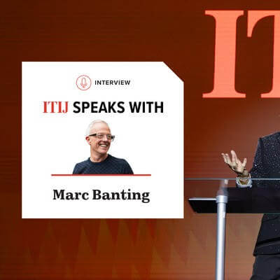 Marc hosting the ITIJ Awards 