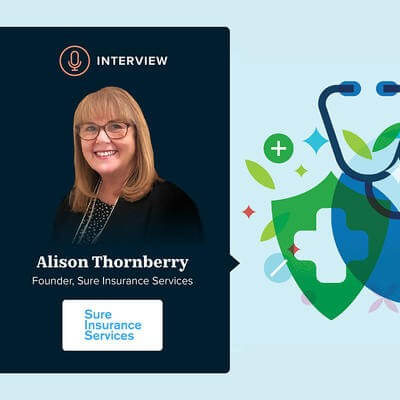Stethoscope and globe with icons 