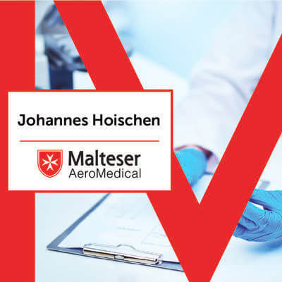 Doctor with gloves and a clipboard
