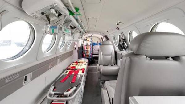 Aerolite air ambulance interior