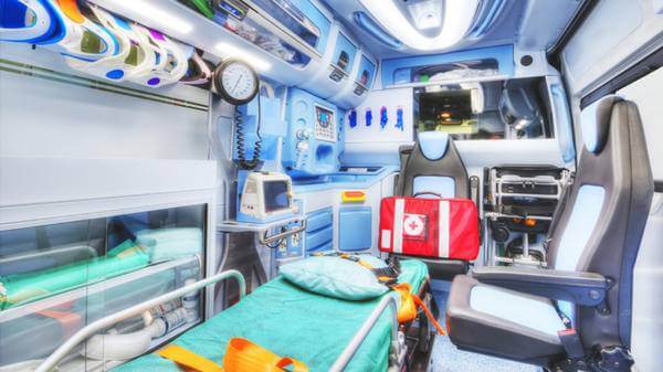 air ambulance interior