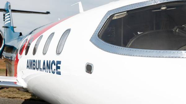 air ambulance jet