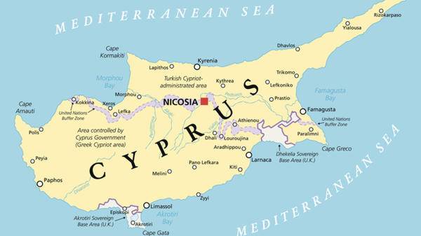 cyprus map political