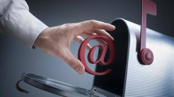 Posting an @ into a postbox