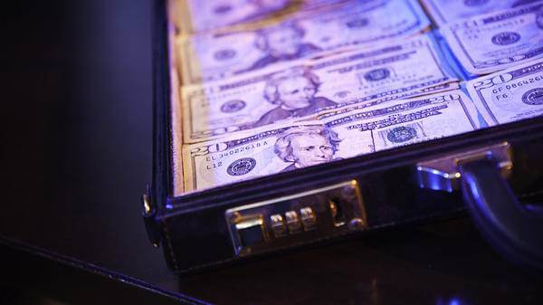 suitcase full of cash