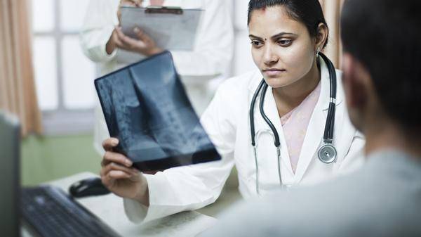 A doctor in India