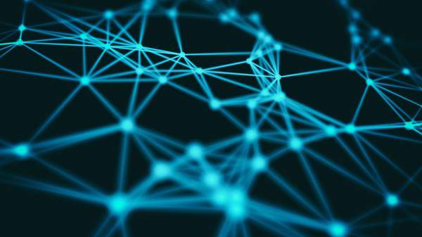 Abstract representation of digital network