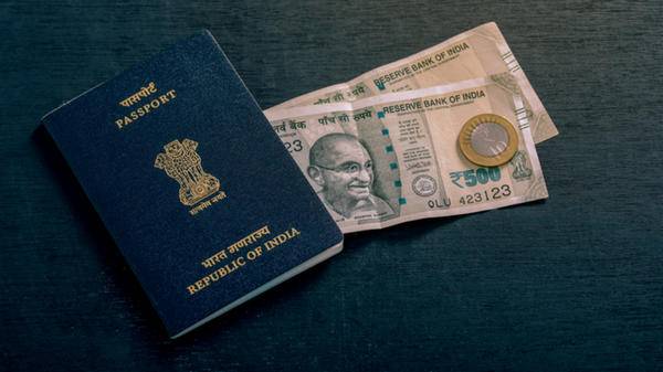 india passport money travel