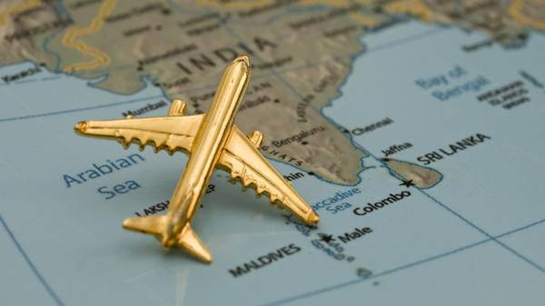 india travel aircraft