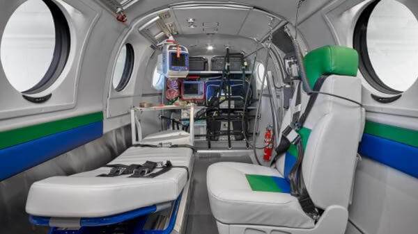 King Air interior lifeport