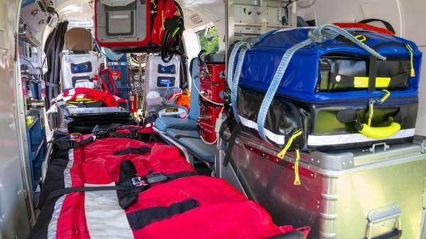 medical kit interior air ambulance
