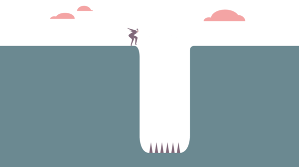 A deep hole