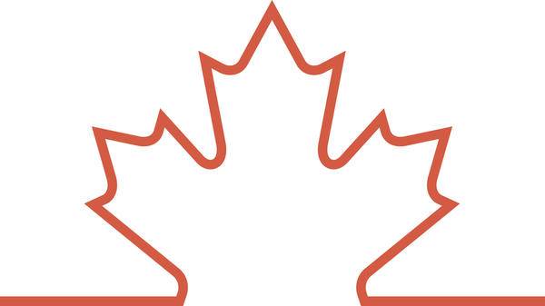 Canada flag diagram