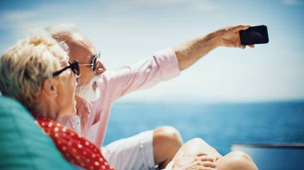 old couple cruise