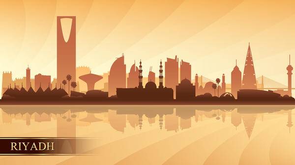 Illustration of Riyadh, Saudi Arabia