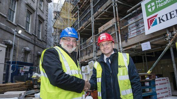 St Barts lays stone