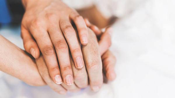 Comforting hands