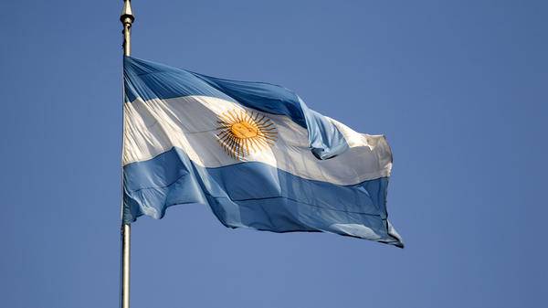 The flag of Argentina