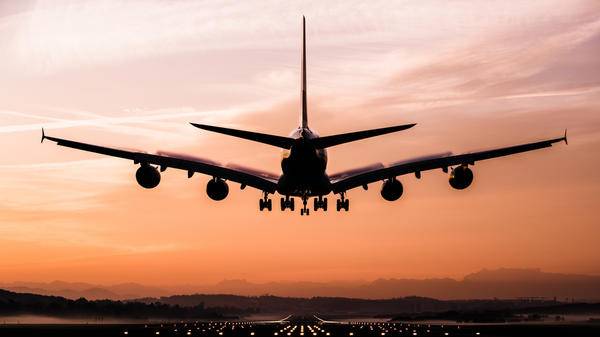 Plane taking off