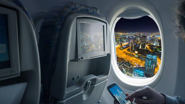 Plane over UAE