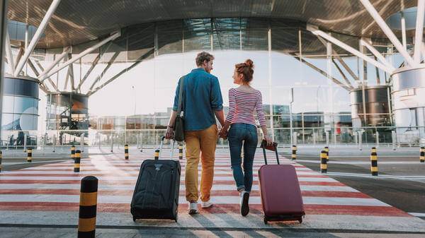 couple at airport