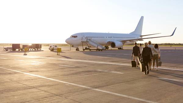 Plane at airport