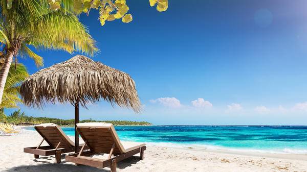 Caribbean beach holiday