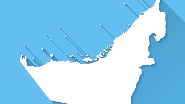 UAE map