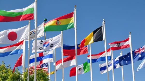 olympic flags