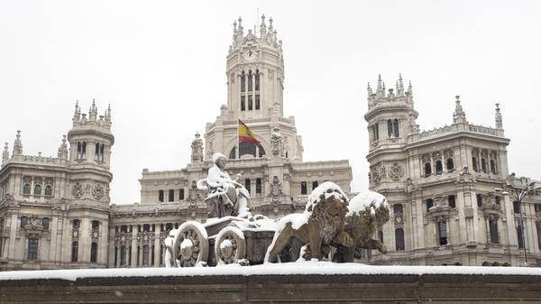 Snow in Madrid