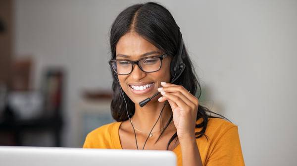 Customer service worker