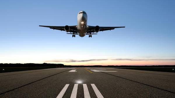Plane taking off