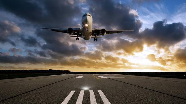Plane taking off