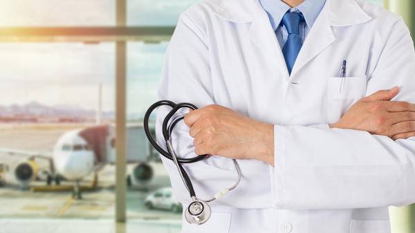 doctor onboad flight