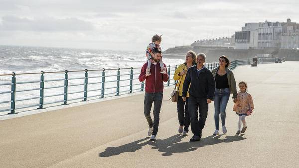 UK staycation beach