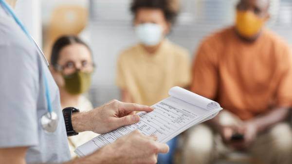 Patients waiting for doctor