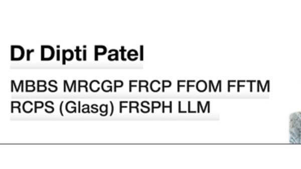 Dr Dipti Patel