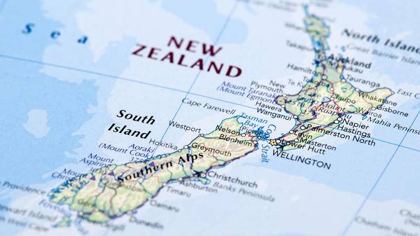 New Zealand map