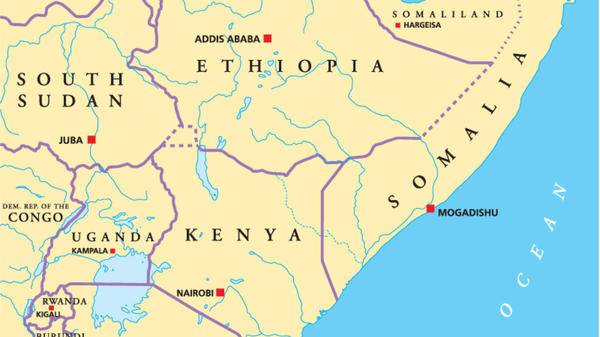 Map of Ethiopia