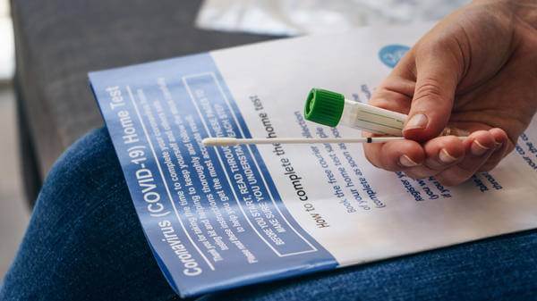 NHS Covid lateral flow test