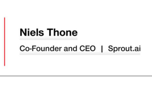 Niels Thone - Co-founder and CEO